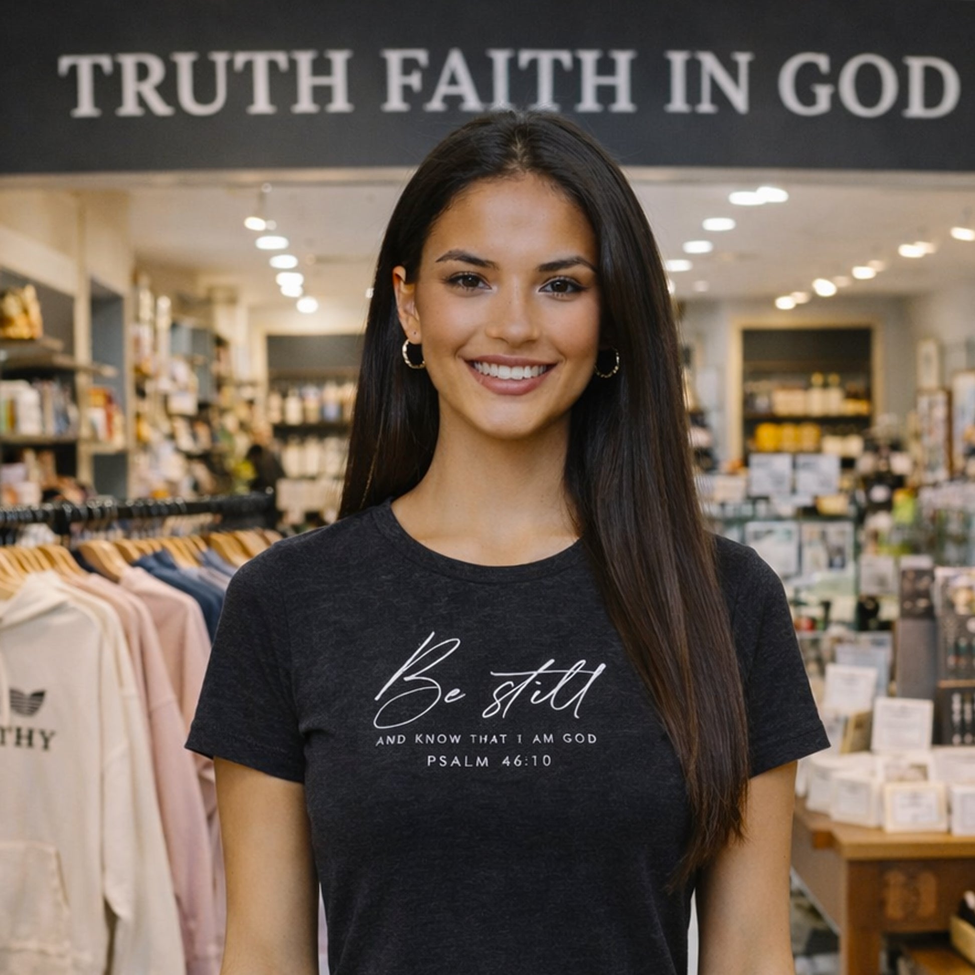 Be Still Psalm 46:10 Women's Triblend Tee