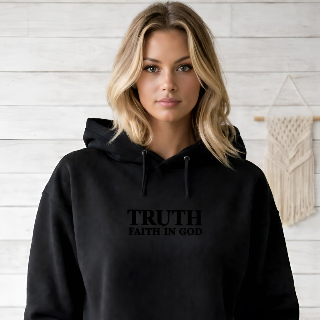 Truth Faith in God Oversized heavyweight hoodie